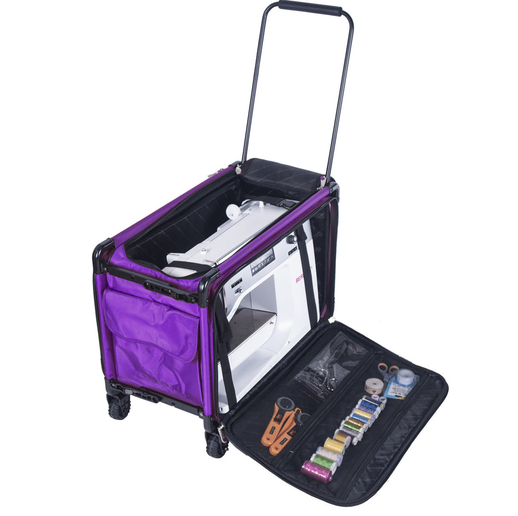 Tutto Sewing Machine Case On Wheels Large 22in Pink - 740889050023